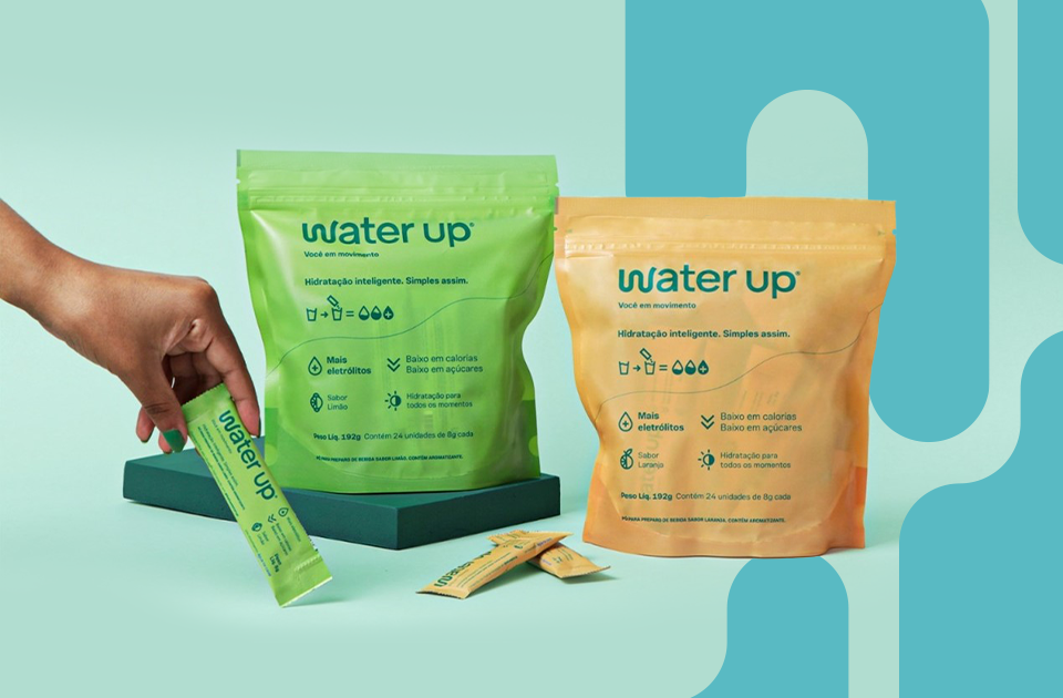 Imagem para ilustrar texto de blog sobre nova embalagem da water up