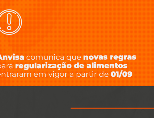 Anvisa comunica que novas regras para regularização de alimentos entraram em vigor a partir de 01/09