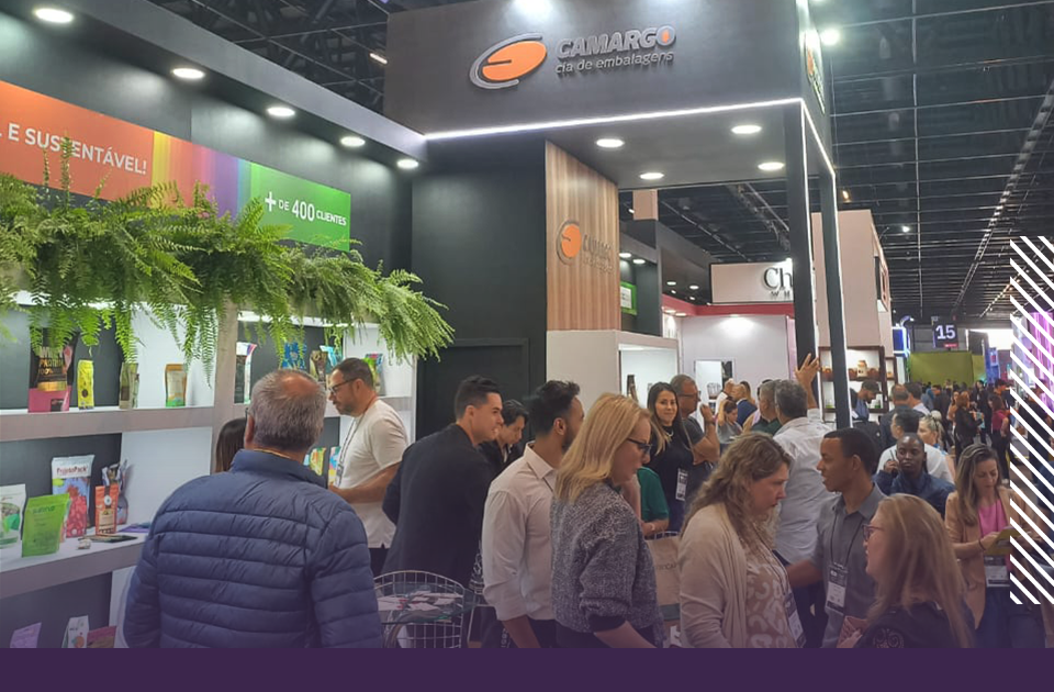 Camargo Embalagens chega à 19ª edição da Naturaltech com novidades em embalagens flexíveis para produtos naturais e suplementos
