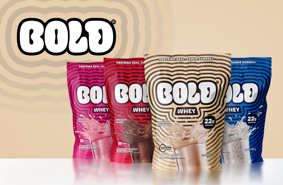 Camargo desenvolve embalagens Stand-up Pouch para linha de proteínas em pó da Bold Snacks
