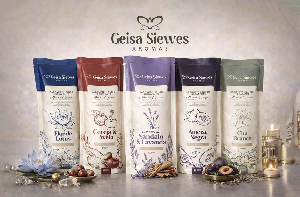 Geisa Siewes Aromas aposta em embalagens sustentáveis da Camargo para ampliar presença no mercado