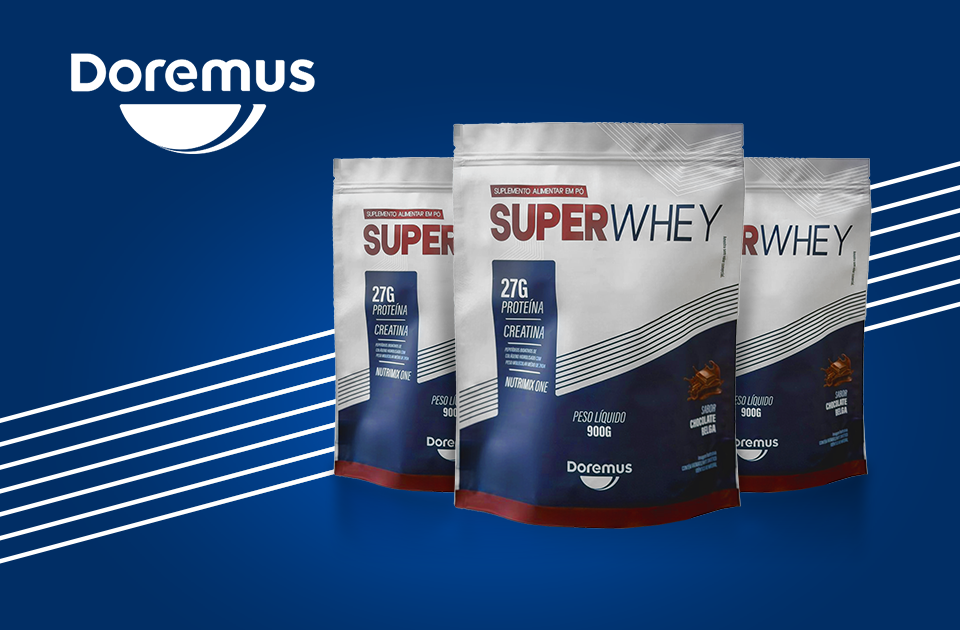 Inovação da embalagem ao produto: Doremus apresenta solução B2B com whey protein na NIS 2026 em embalagem sustentável da Camargo