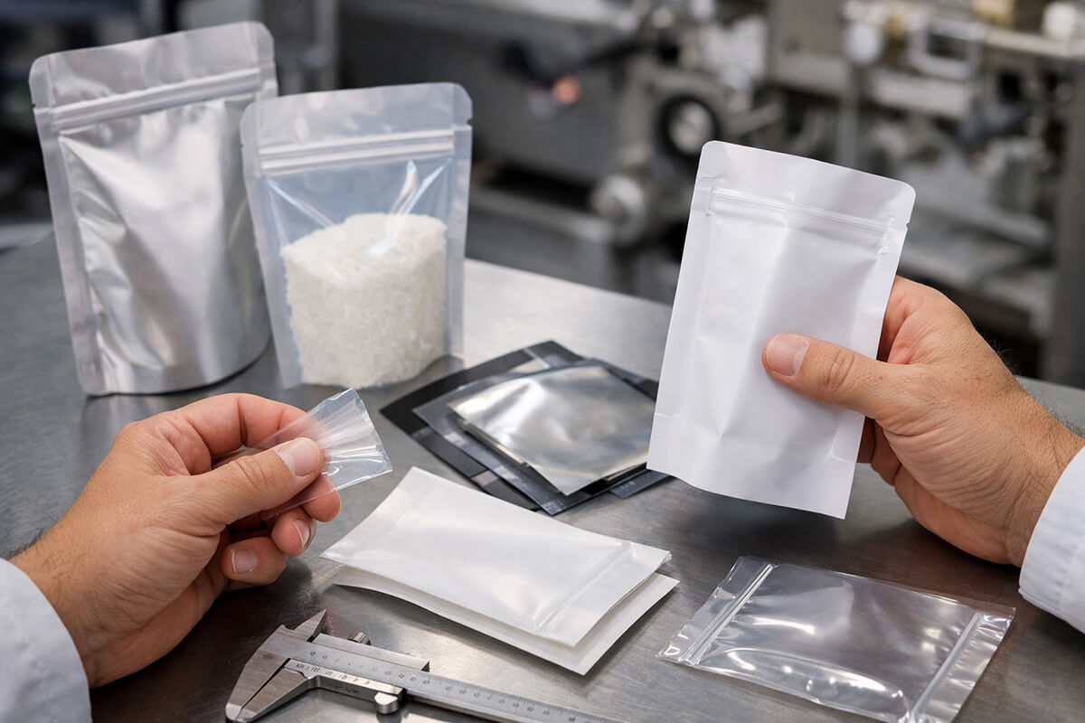 Como definir a estrutura da embalagem flexível de acordo com o produto envasado