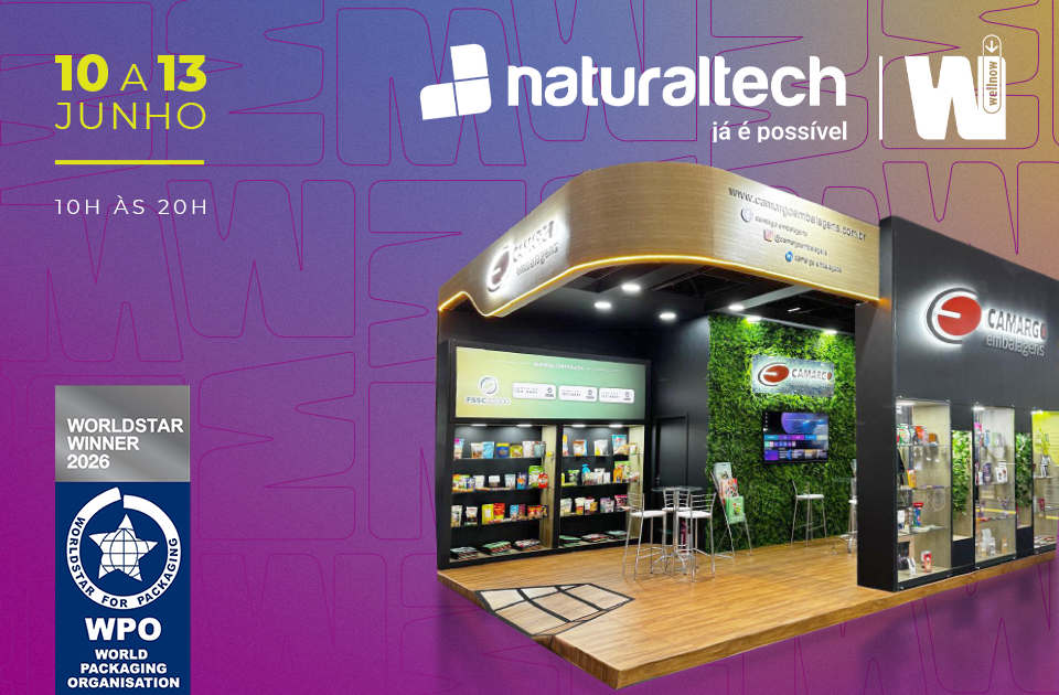 Camargo Embalagens marca presença pelo 8º ano consecutivo na Naturaltech 2026 com soluções inovadoras e sustentáveis